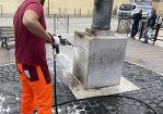 Ripulito monumento ai caduti del Forte Aurelio vandalizzato da ignoti